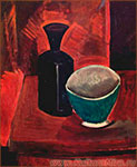 Пабло Пикассо. Зеленая миска и черная бутылка / www.kulturamira.ru