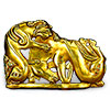 Золотая застежка Львиный грифон, терзающий коня / www.kulturamira.ru